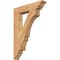 Ekena Millwork Balboa Traditional Smooth Bracket, Western Red Cedar, 3 1/2"W x 20"D x 28"H BKT04X20X28BOA01SWR - alternate 1
